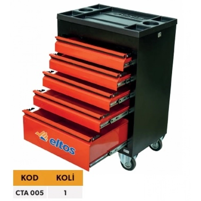 ELTOS 5 ÇEKMECELİ TAKIM ARABASI