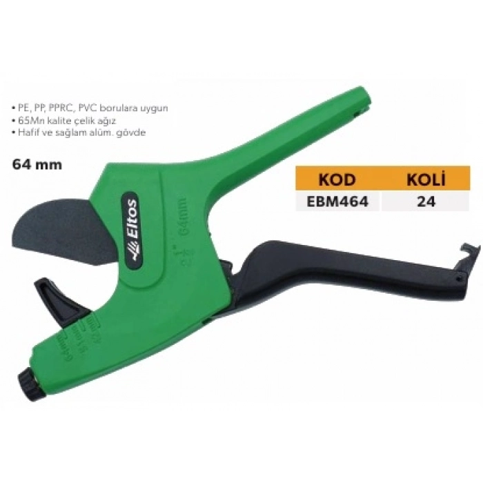 ELTOS PROFESYONEL BORU KESME MAKASI 64 MM