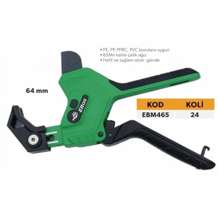 ELTOS PROFESYONEL BORU KESME MAKASI 64 MM