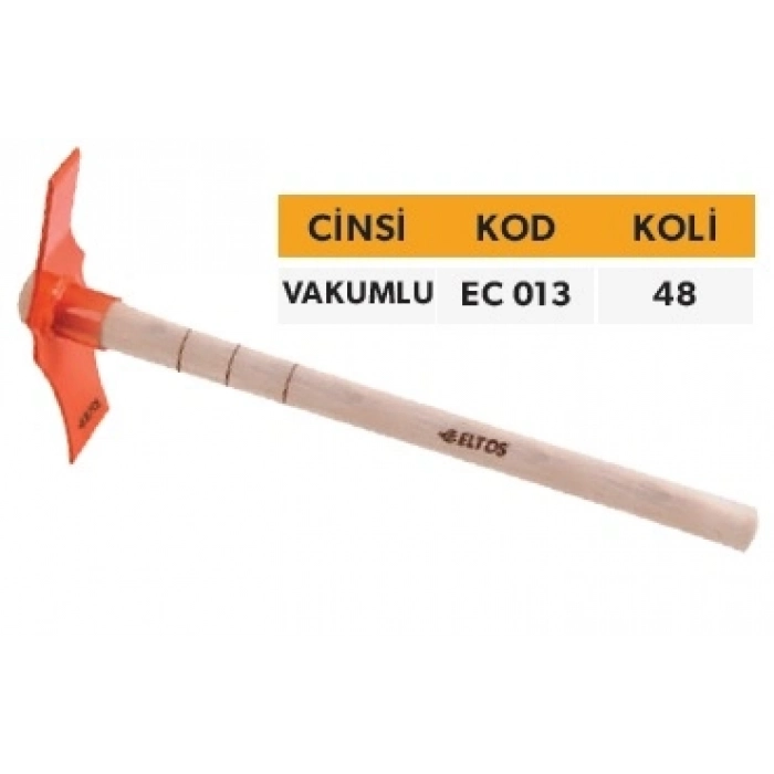 ELTOS DÜZ ÇAPA SAPLI (VAKUM AMBALAJ)