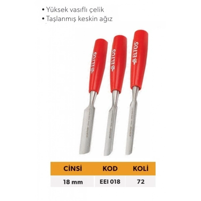 ELTOS OLUKLU ISKARPELA 18MM