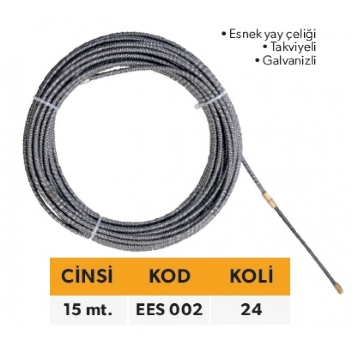 ELTOS ELEKTRİKÇİ SUSTASI TAKVİYELİ 15 METRE
