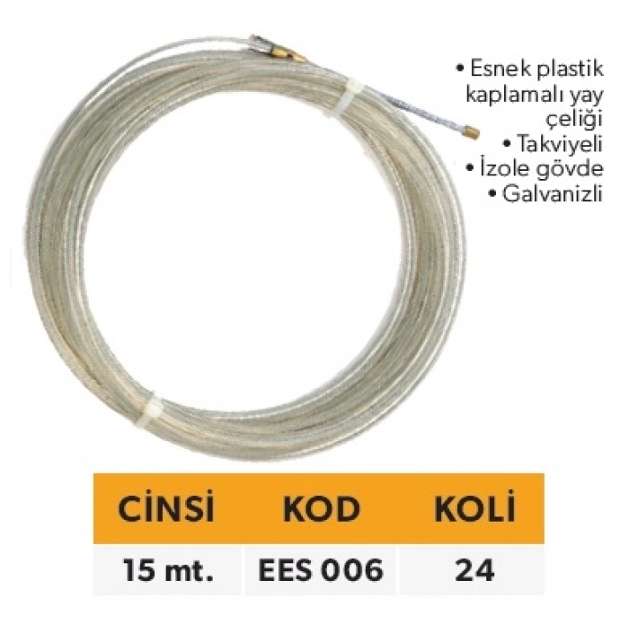 ELTOS EDONİ ELEKTRİKÇİ SUSTASI PLASTİK 15 METRE