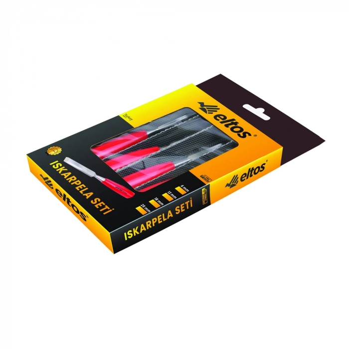 ELTOS ISKARPELA SETİ 4 PARÇA 6 - 12 - 18 - 25 MM