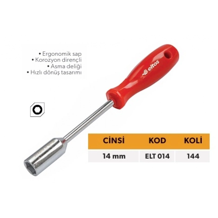 ELTOS LOKMA TORNAVİDA 14 MM.