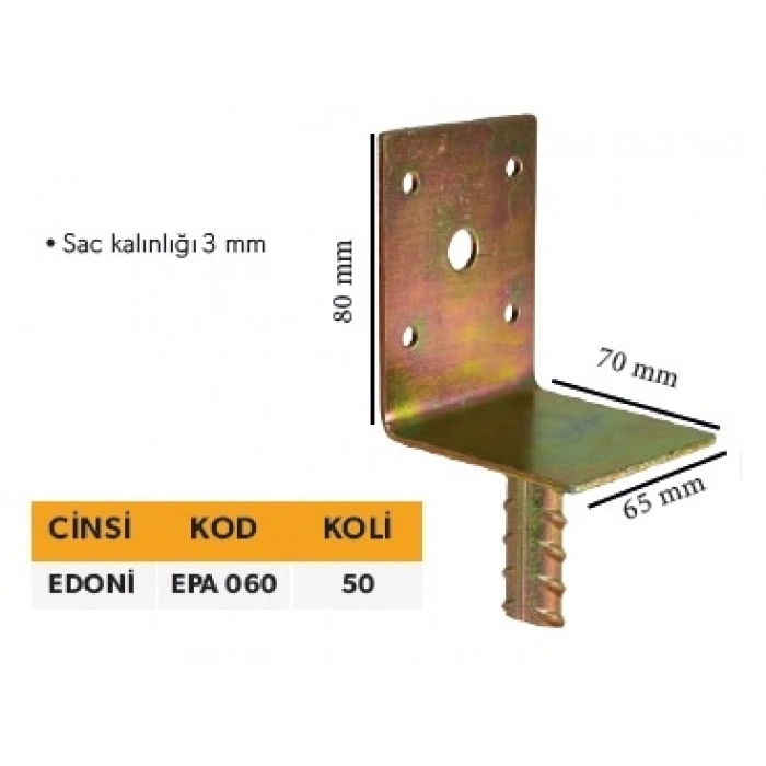 ELTOS EDONİ L TİPİ PERGULE AYAĞI