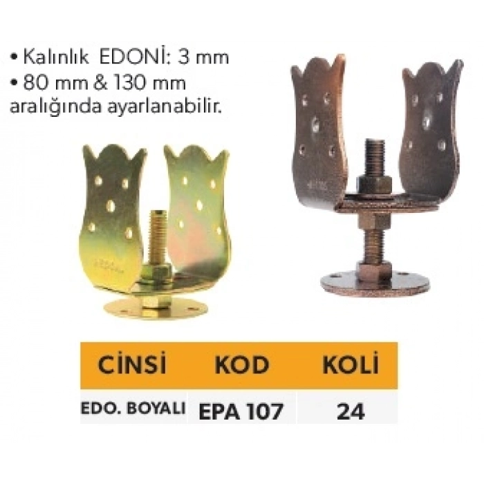 ELTOS EDONİ BOYALI LALE PERGULE AYAĞI