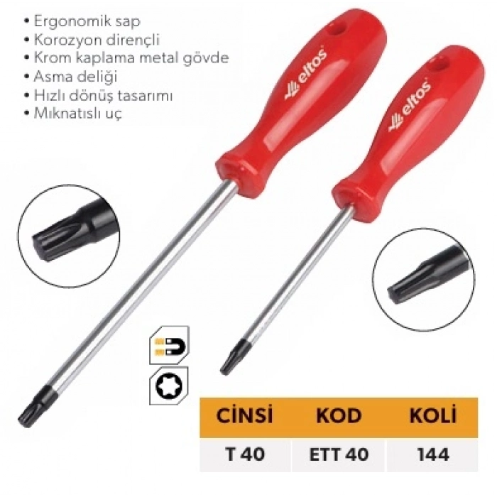 ELTOS TORX TORNAVİDA T 40