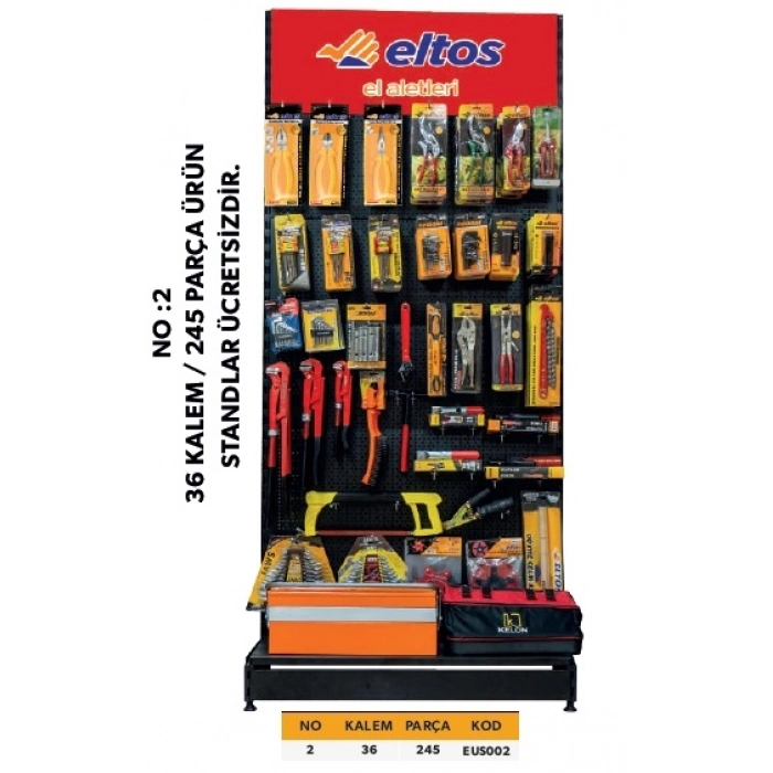ELTOS STAND NO : 2 - 36 KALEM / 245 PARÇA ÜRÜN