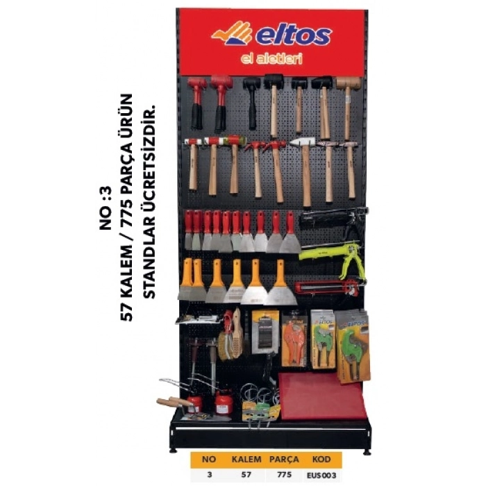 ELTOS STAND NO : 3 - 57 KALEM / 775 PARÇA ÜRÜN