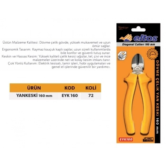 ELTOS VAKUMLU YANKESKİ 160 MM