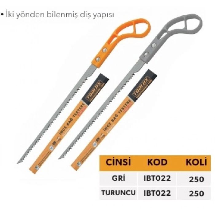 İNCE BAĞ TESTERE TURUNCU