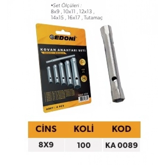 ELTOS KOVAN ANAHTARI 8X9