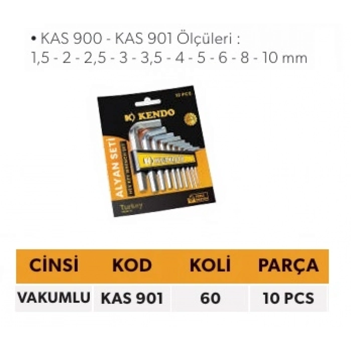 ELTOS KENDO ALYAN SETİ VAKUMLU 10 PCS