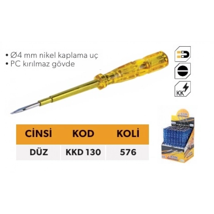 ELTOS KONTROL KALEMİ DÜZ UÇLU