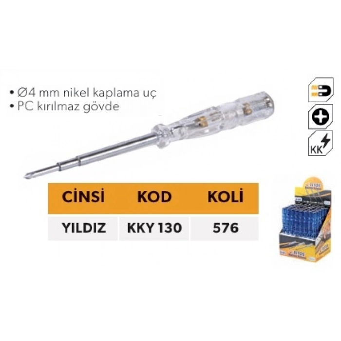 ELTOS KONTROL KALEMİ YILDIZ UÇLU