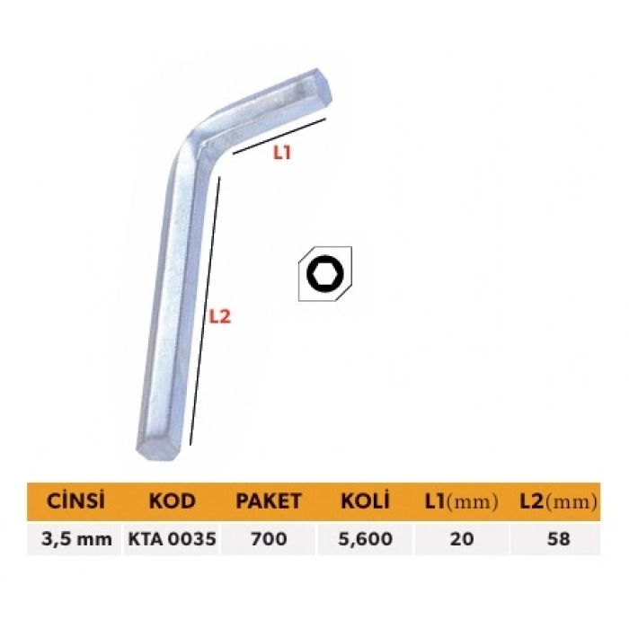 ELTOS KENDO TEK ALYAN NO:3,5 MM