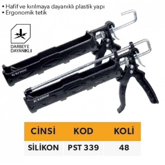 ELTOS KENDO PLASTİK SİLİKON TABANCASI