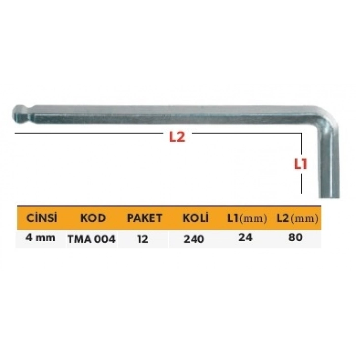 ELTOS PROFESYONEL TEK ALYAN KISA TİP MİSKET 4 MM