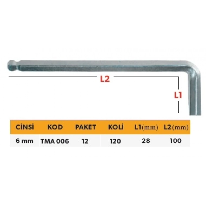 ELTOS PROFESYONEL TEK ALYAN KISA TİP MİSKET 6 MM