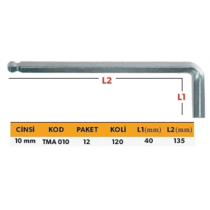 ELTOS PROFESYONEL TEK ALYAN KISA TİP MİSKET 10 MM