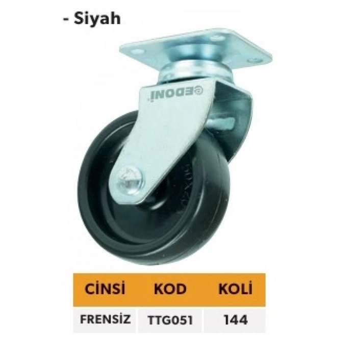 ELTOS TABLALI TEKER SİYAH FRENSİZ