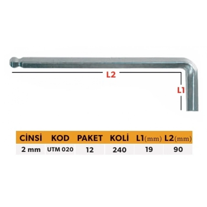 ELTOS PROFESYONEL TEK ALYAN UZUN TİP - MİSKET 2MM