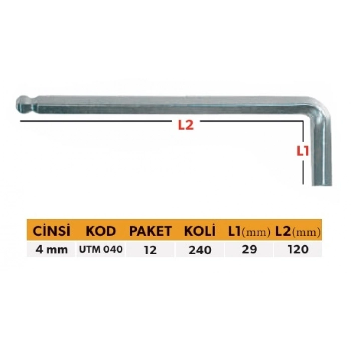 ELTOS PROFESYONEL TEK ALYAN UZUN TİP - MİSKET 4 MM