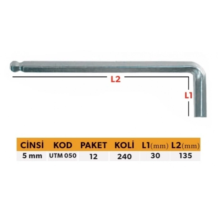 ELTOS PROFESYONEL TEK ALYAN UZUN TİP - MİSKET 5 MM