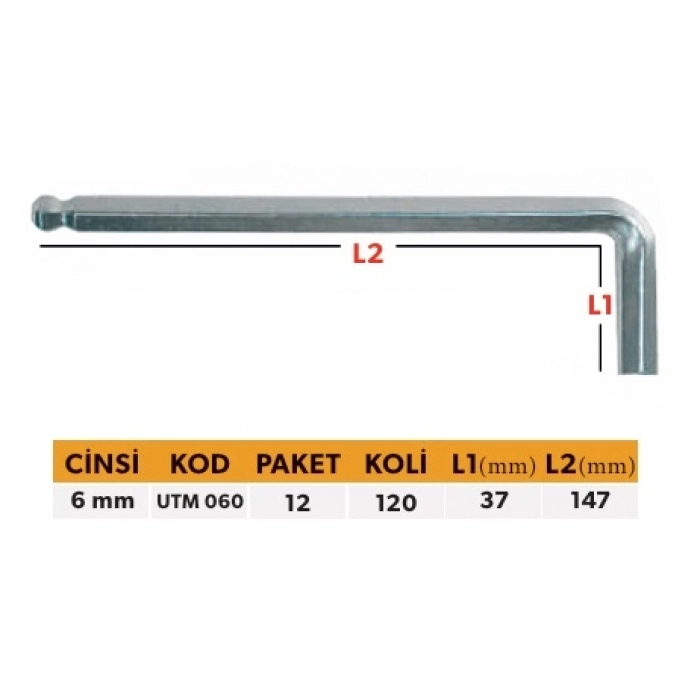 ELTOS PROFESYONEL TEK ALYAN UZUN TİP - MİSKET 6 MM