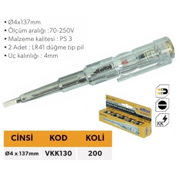 ELTOS VOLTAJ KONTROL KALEMİ