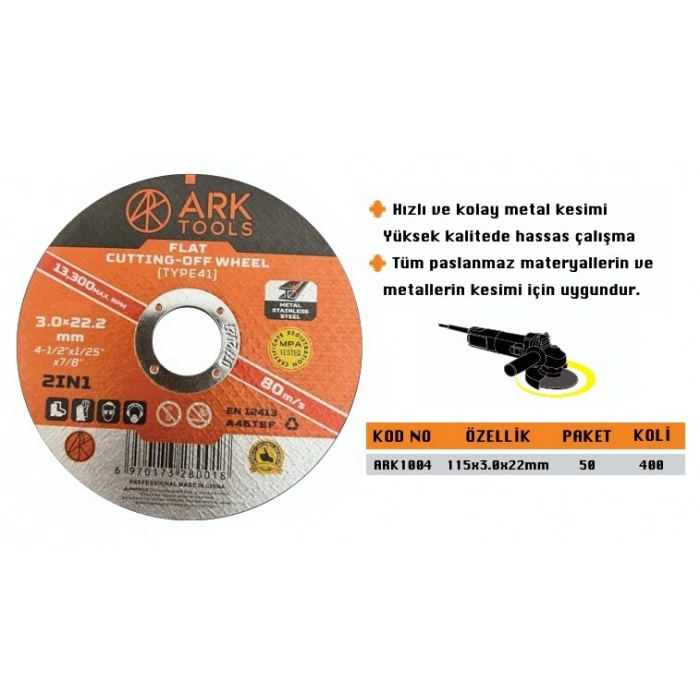 ARK METAL KESİCİ TAŞ 115*3