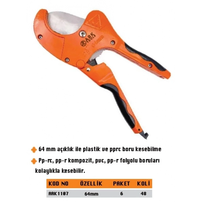 ARK PVC BORU KESME MAKASI 64MM
