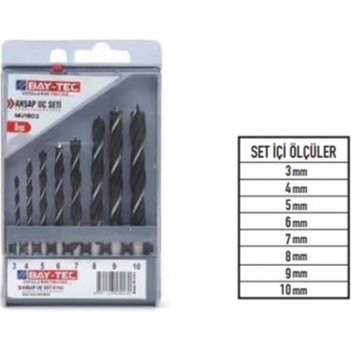 BAYTEC MU1803 AHŞAP UCU SETİ 8 PCS