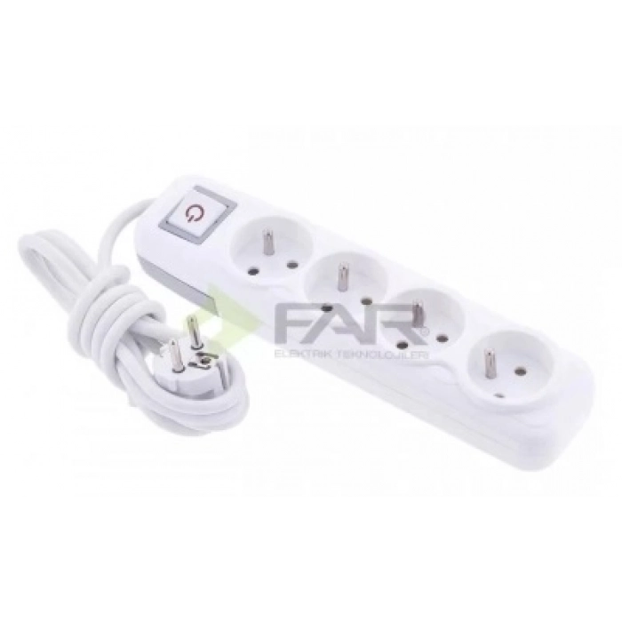 FAR 4 LÜ ANAH.UPS GRUP PRİZ 2 MT. F-77A