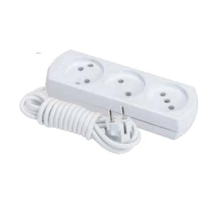 FAR 3 LÜ TOPRAKSIZ GRUP PRİZ 2 MT.MANOLYA F-142A