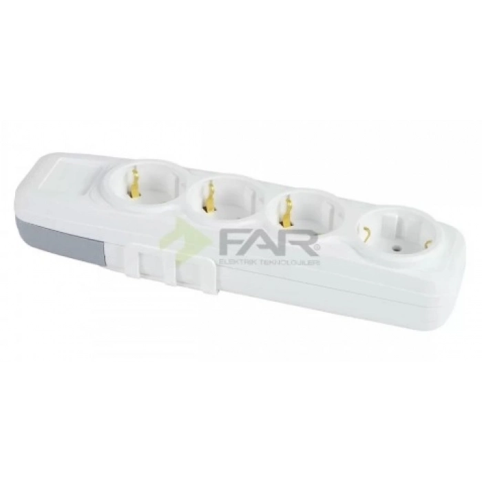 FAR 4 LÜ TOPRAKLI GRUP PRİZ KLM. LARA F-504