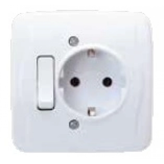 FAR SIVA ALTI ANAHTARLI TOPRAKLI PRİZ F-143