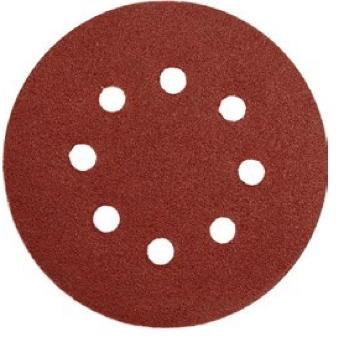 GFB CIRTLI DİSK ZIMPARA 8 DELİKLİ 5 - 125mm 40 KUM