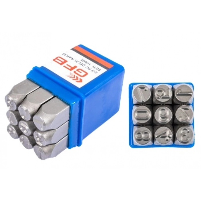 GFB ÇELİK RAKAM TAKIMI 10 MM