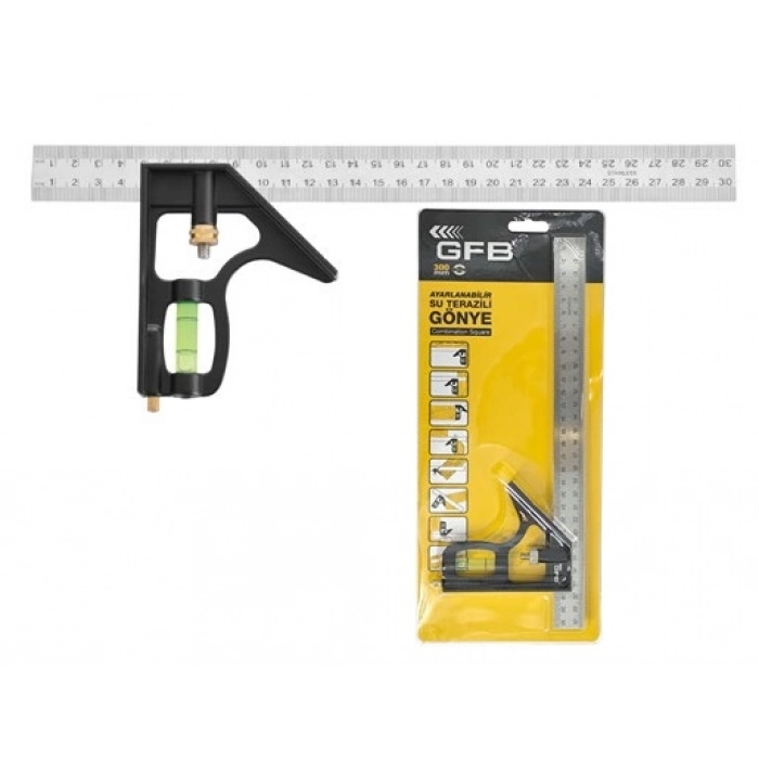 GFB AYARLANABİLİR SU TERAZİLİ GÖNYE 30cm