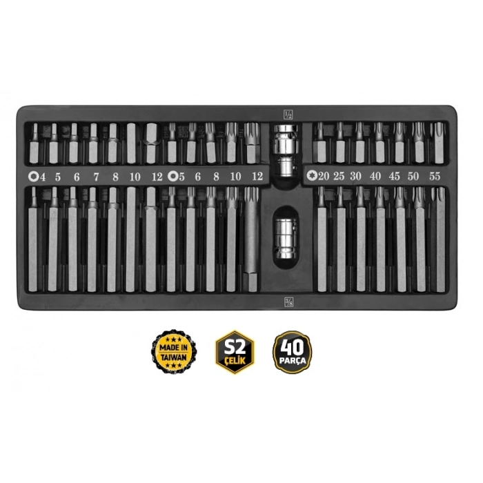 GFB 40 PARÇALI OTOMOTİV BİST UCU SETİ