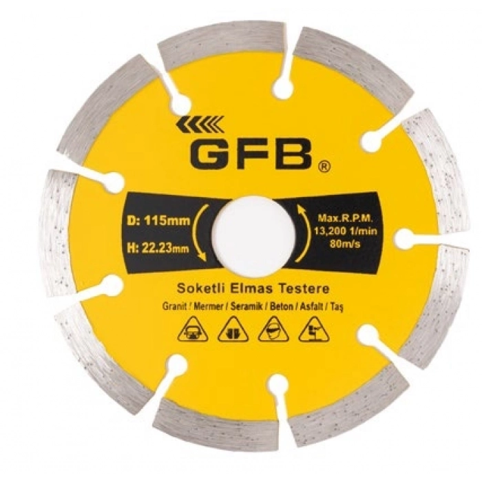 GFB 230--SOKETLİ ELMAS BETON-MERMER KESİCİ