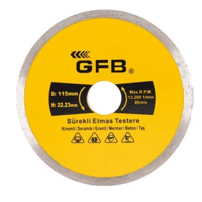 GFB 180--SÜREKLİ TURBO ELMAS MERMER-GRANİT KESİCİ