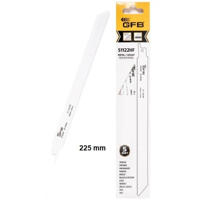 GFB S-1122-HF METAL VE AHŞAP TİLKİ KUYRUĞU-5Lİ PAKET