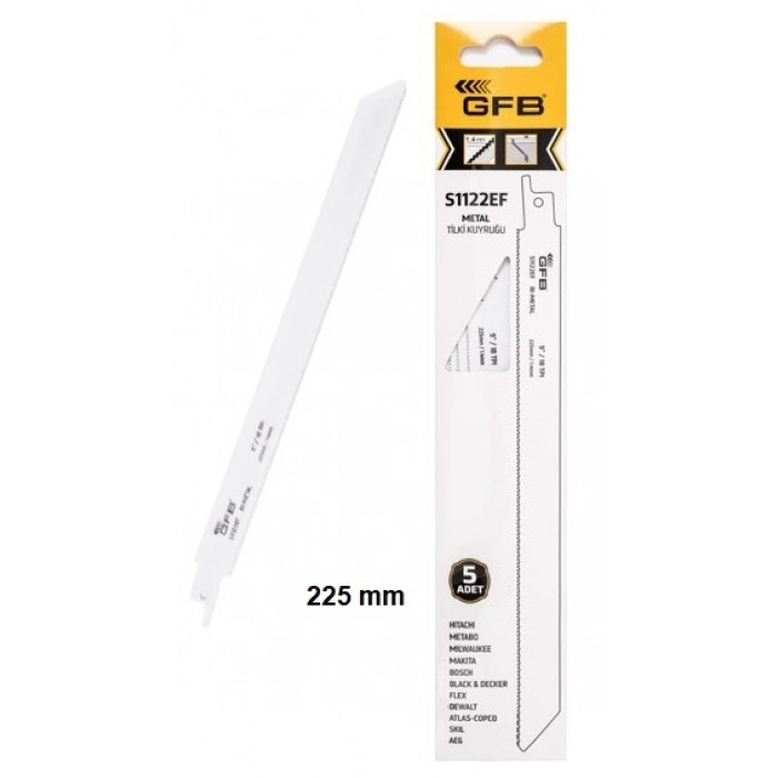 GFB S-1122-EF (-Uzun-) METAL TİLKİ KUYRUĞU-5Lİ PAKET
