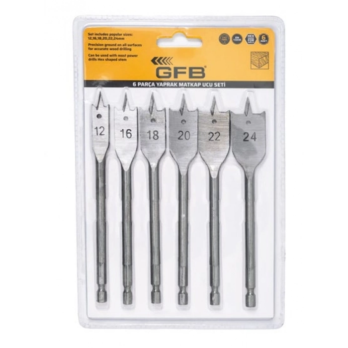 GFB YAPRAK MATKAP UCU SET-6 PARÇALI