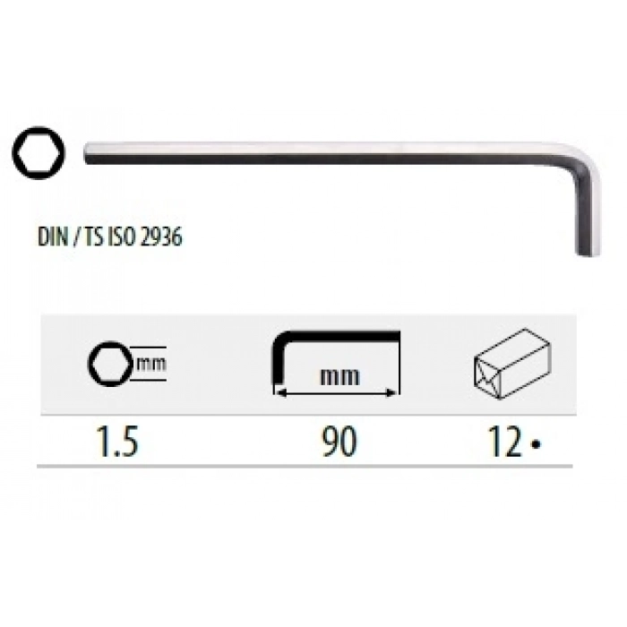 CETA L ALLEN ANAHTAR (UZUN TİP) - 1.5 MM
