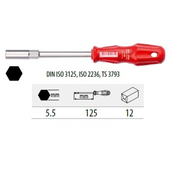 CETA TOREX LOKMA UÇLU TORNAVİDA - 5.5 X 125 MM
