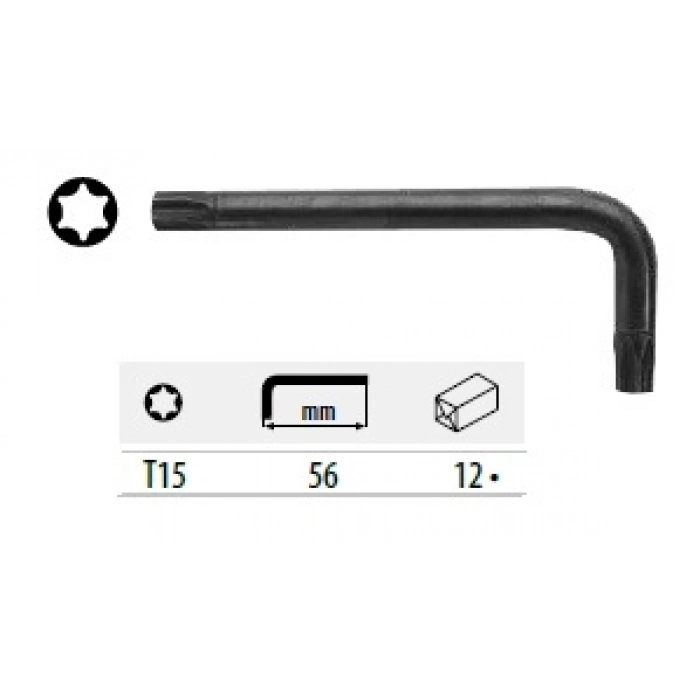 CETA TORX L ANAHTAR (KISA TİP) - T15